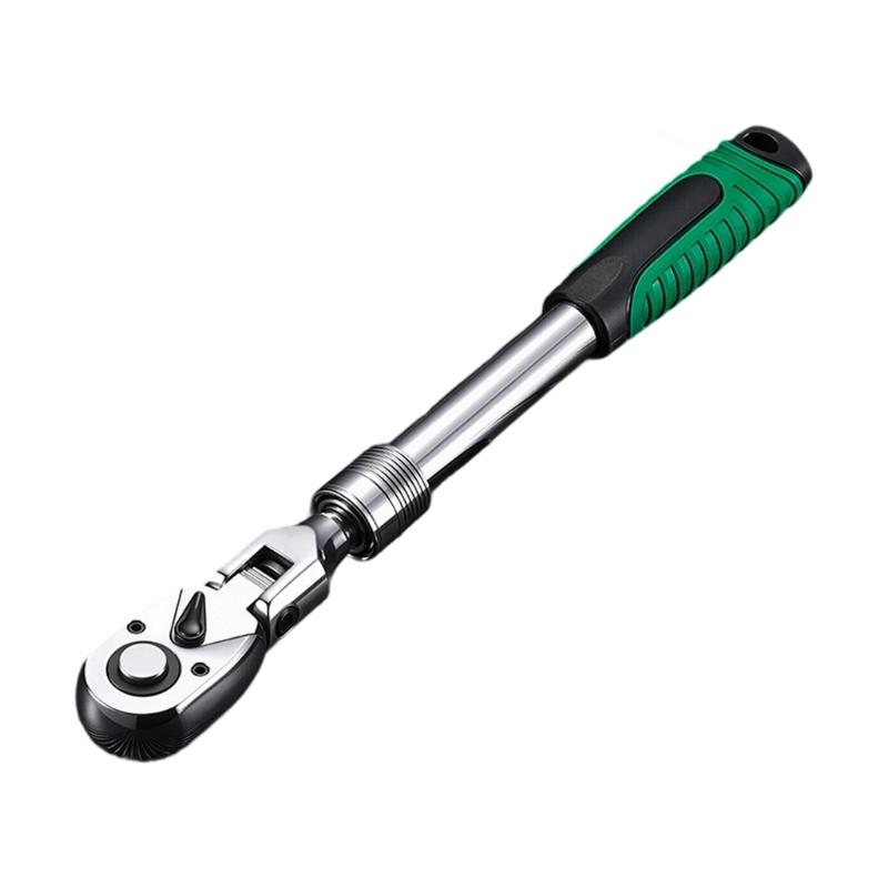 Portable Ratchet Wrench 3/8 1/4 1/2 Drive Socket Screwdriver Bit Driver Quick Releases Ratchet Wrench Repair Tool