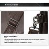 Real Cowhide Men's Leather Crossbody Bag Large Capacity Soft Multifunctional Wrist Antique Handbag Trendy