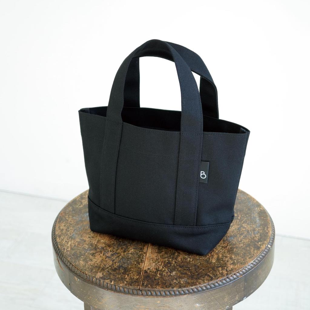 Tote Bag for Mini Made In Canvas Mini Tote [BRILLIANT COLORS] Women, Small, Lightweight, Canvas, Japan, (black)
