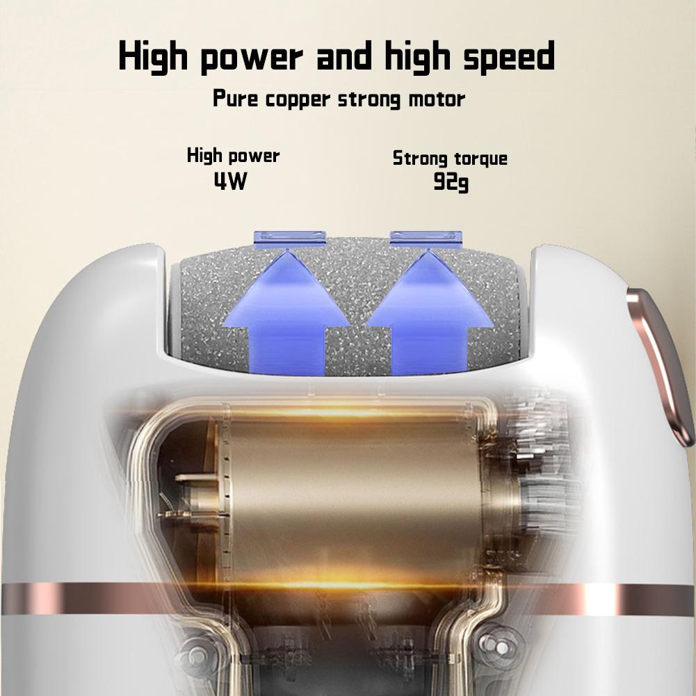 Electric Foot Grinder for Repairing Feet Removing Dead Skin Household Automatic Rechargeable Foot Grinder Removing Calluses
