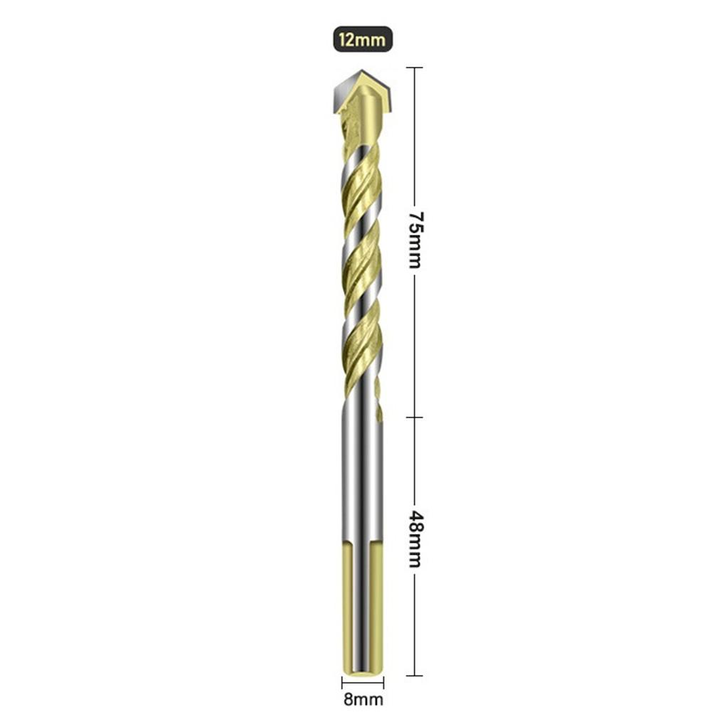 Carbide Tip Drill Bit Multifunctional 5/6/8/10/12mm