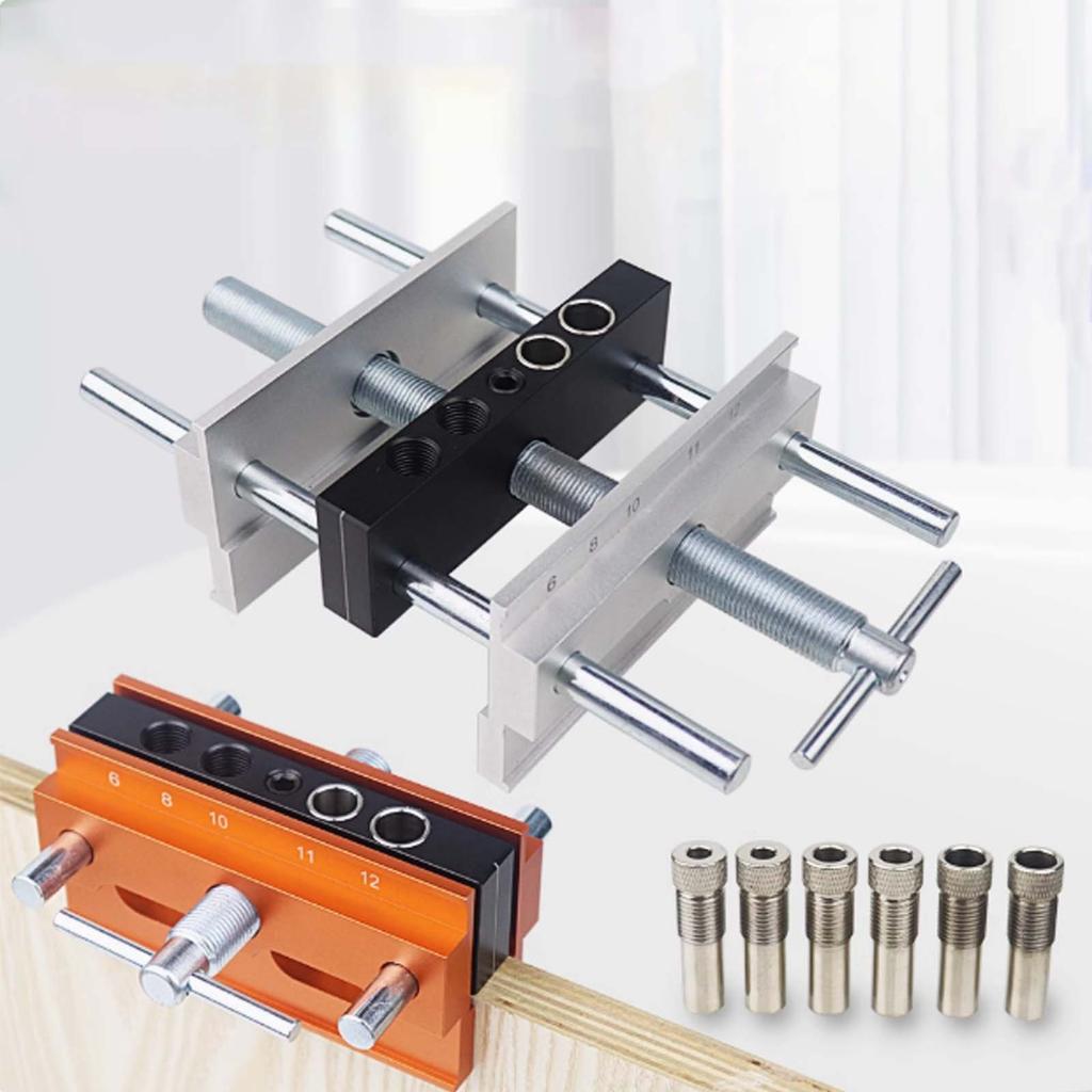 Woodworking Straight Hole Punching Locator, Metric Imperial Vertical Hole Self Centering Drilling Positioner