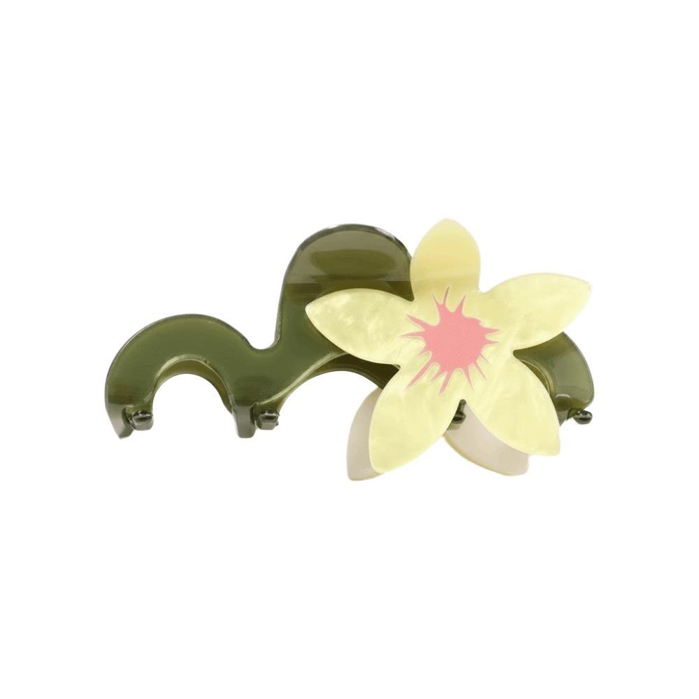 Colorful Flower Hair Claw Hairpin Acetate Shark Clip Personalized Large Hair Clip Girls