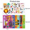 6/12pcs Scrapbook Stickers Waterproof Adhesive Tape Plastic DIY Face Changing Sticker Handicrafts Reuse Cartoon Cute Animals TMZ