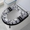 1Pcs Thickened Zipper Toilet Cover Universal Waterproof Toilet Seat Cover Cartoon Simple Toilet Seat Pad Heating Pad MTGT05
