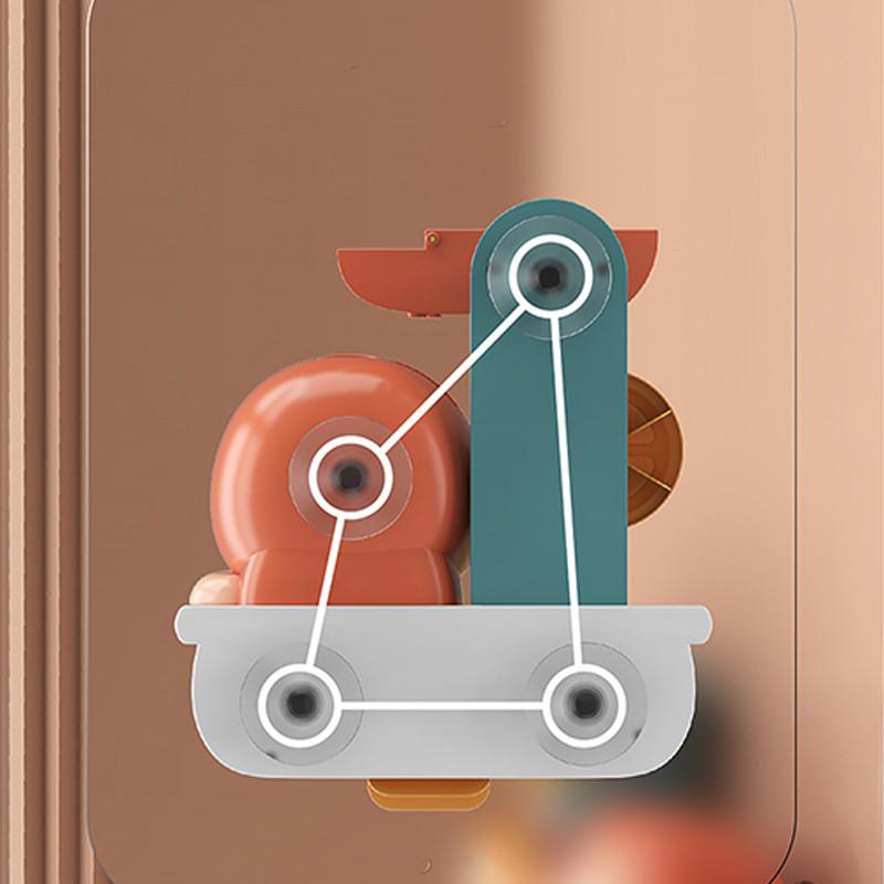 Lion Bubble Spinner Suction Cup Baby Bath Toy Water Spray Kids Shower Play