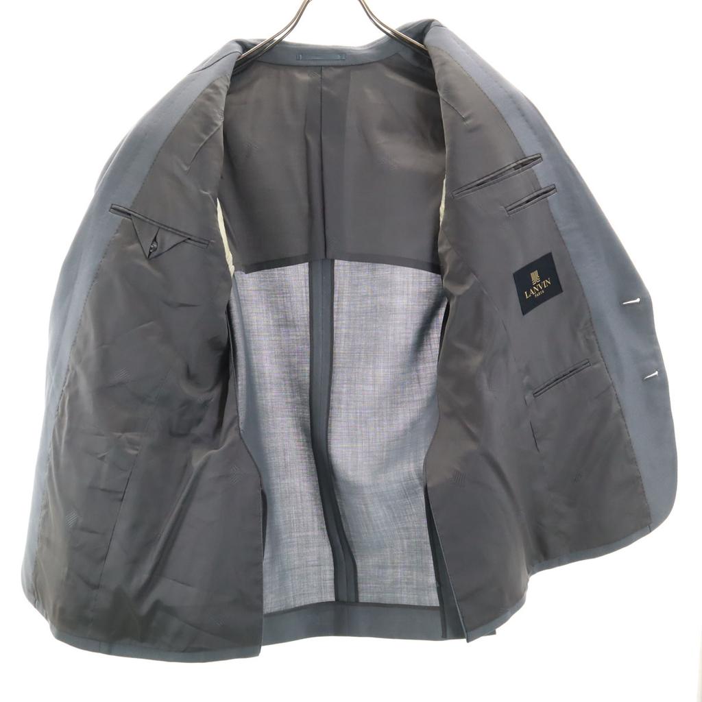LANVIN 90s Old suit Setup R46-44 gray Men's Used