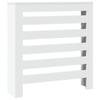 VidaXL Cache-radiateur blanc 78x20x82 cm bois d'ingénierie, bouchon de radiateur, cache-radiateur haut, radiateur à profil 852681