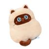 Sait Dudu Cute Calico Cat Plush Pillow - Big Eyes Siamese Cat Ornament, Perfect Birthday Gift