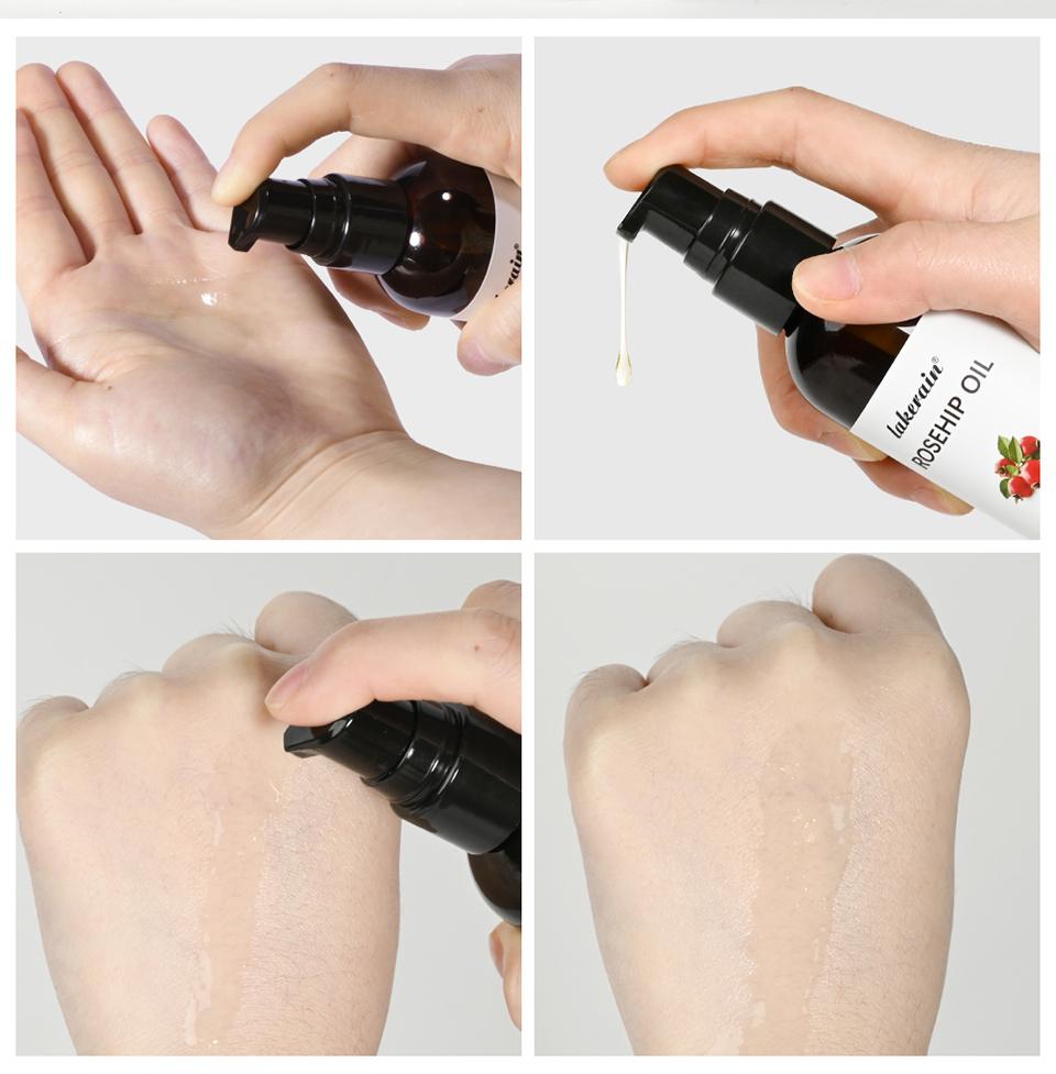Organic Rosehip Oil Rose Hips Face Oils 30ml Fast-Absorbing Skin Care Moisturizer Face Oil Organic Rosehip Seed Oil Essence