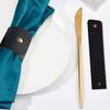 12 Anneaux de Serviette Artificiels Minimalistes Modernes Décor de Table pour Maison Hôtel Restaurant Mariage Fête de Thanksgiving Élégant