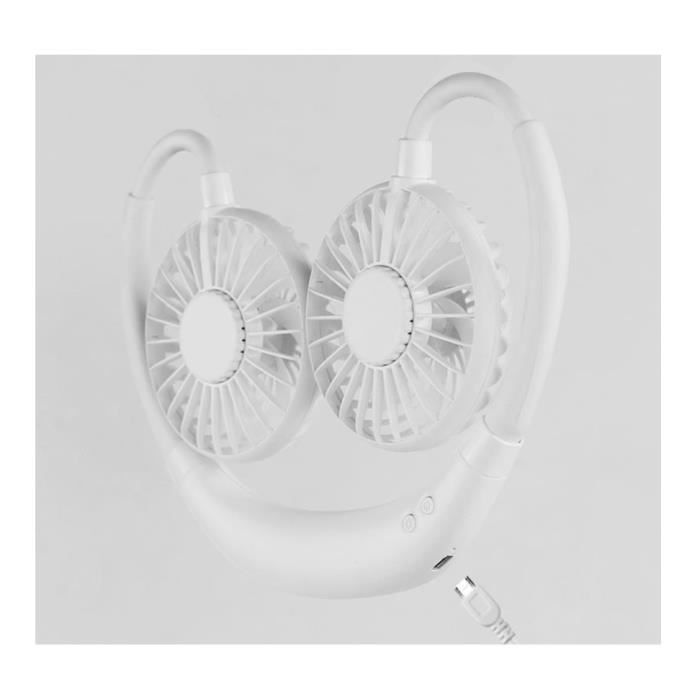 Soğutma Fanı - Taşınabilir - USB şarj edilebilir - 3 hız - 360° dönüş - Esnek