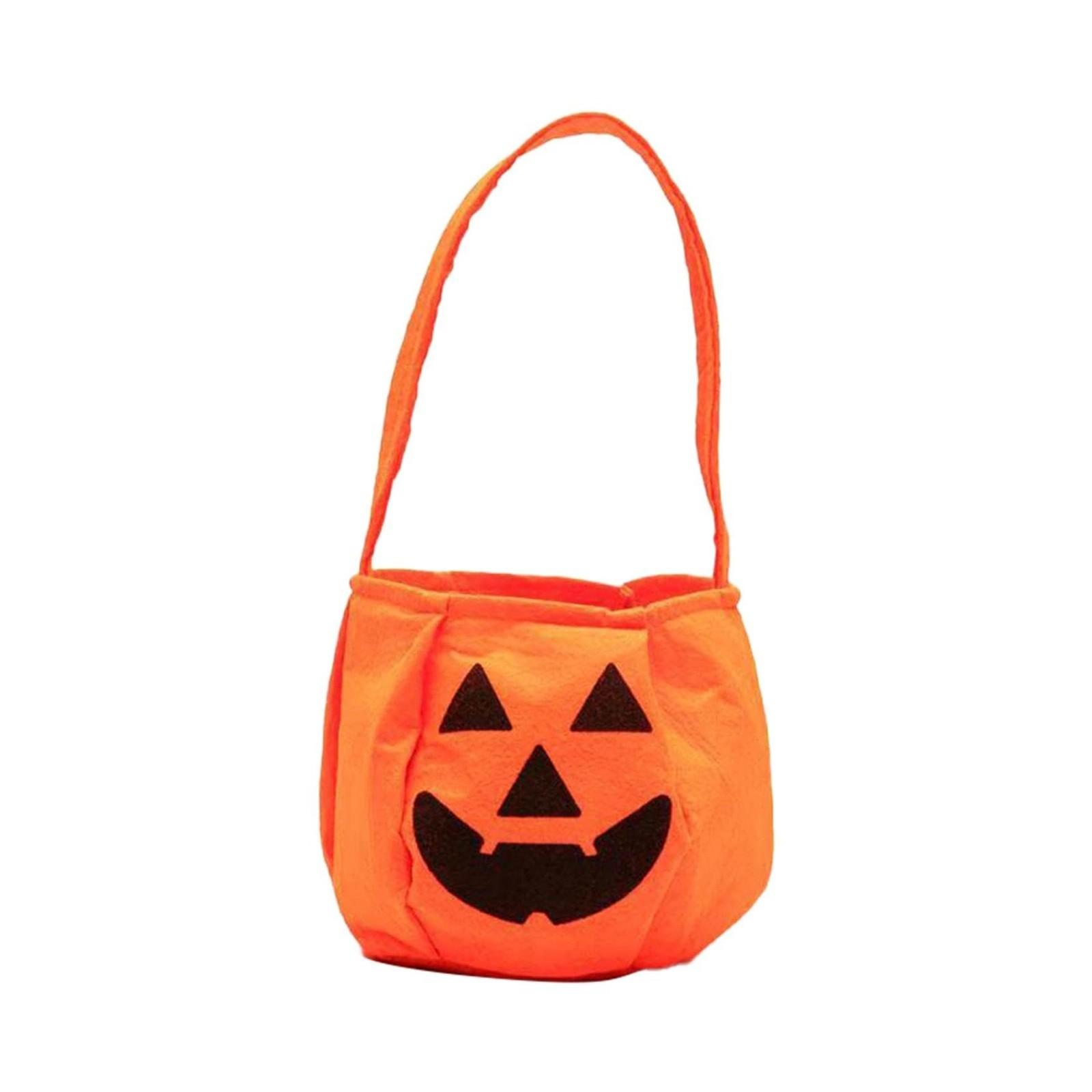 

Сумки для конфет на Хэллоуин для детей, трюки, нетканые ведра для трюков или сумок, держатель для сумок для детей, сувениры для вечеринок One Size