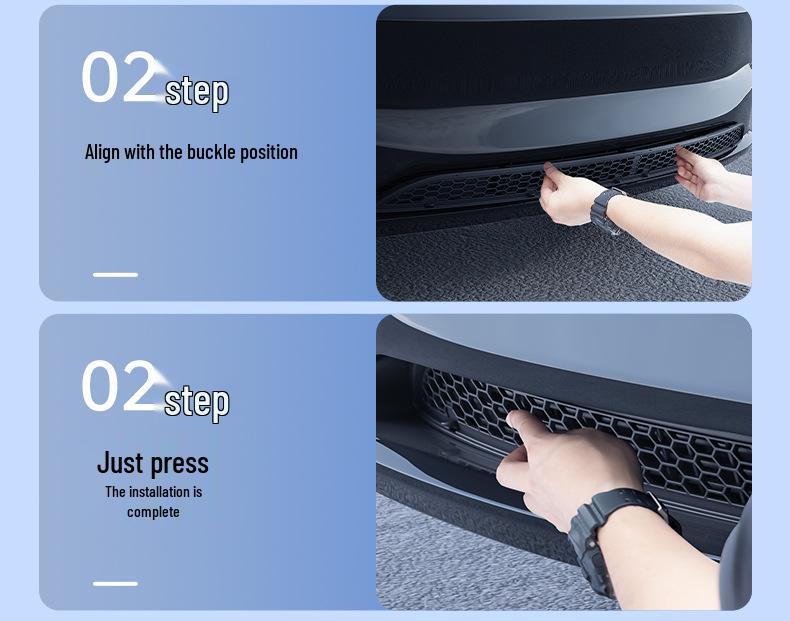 Tesla Model 3/Y Removable Insect Screen Center Air Intake Decor Accessory