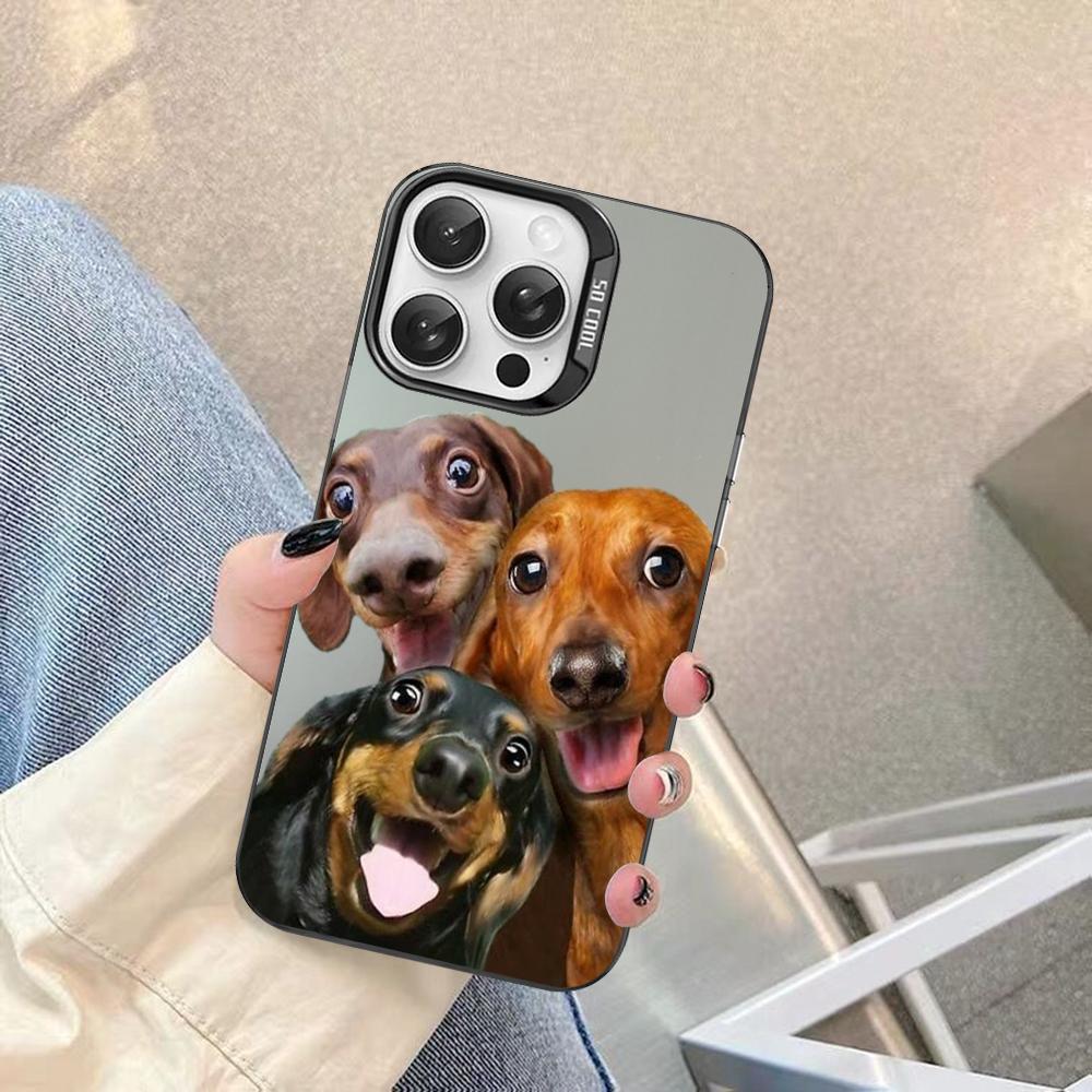 Dachshund Phone Case For IPhone 16 15 14 13 12 11 Pro Max X XR XSMAX 8 7 Plus Matte Shockproof Back Cover