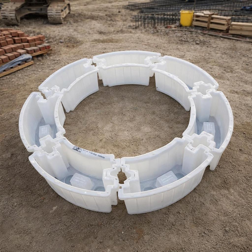 Concrete Brick Mould Durable Plastic DIY Casting Shaft Wall Block Smooth Finish Outdoor Walkway for Backyard Patio Yard