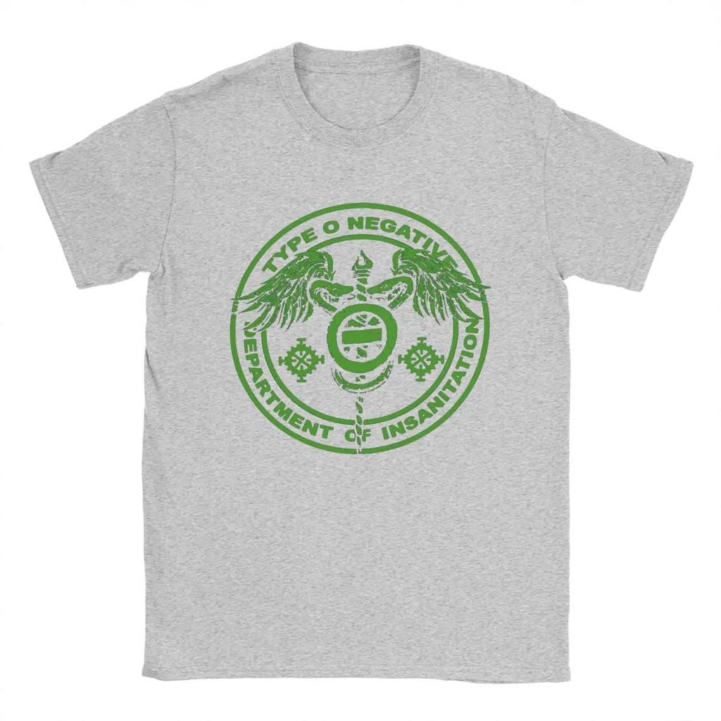 Type O Negative Men's T Shirt Funny Tee Shirt Short Sleeve Round Neck T-Shirt Cotton Graphic Tops