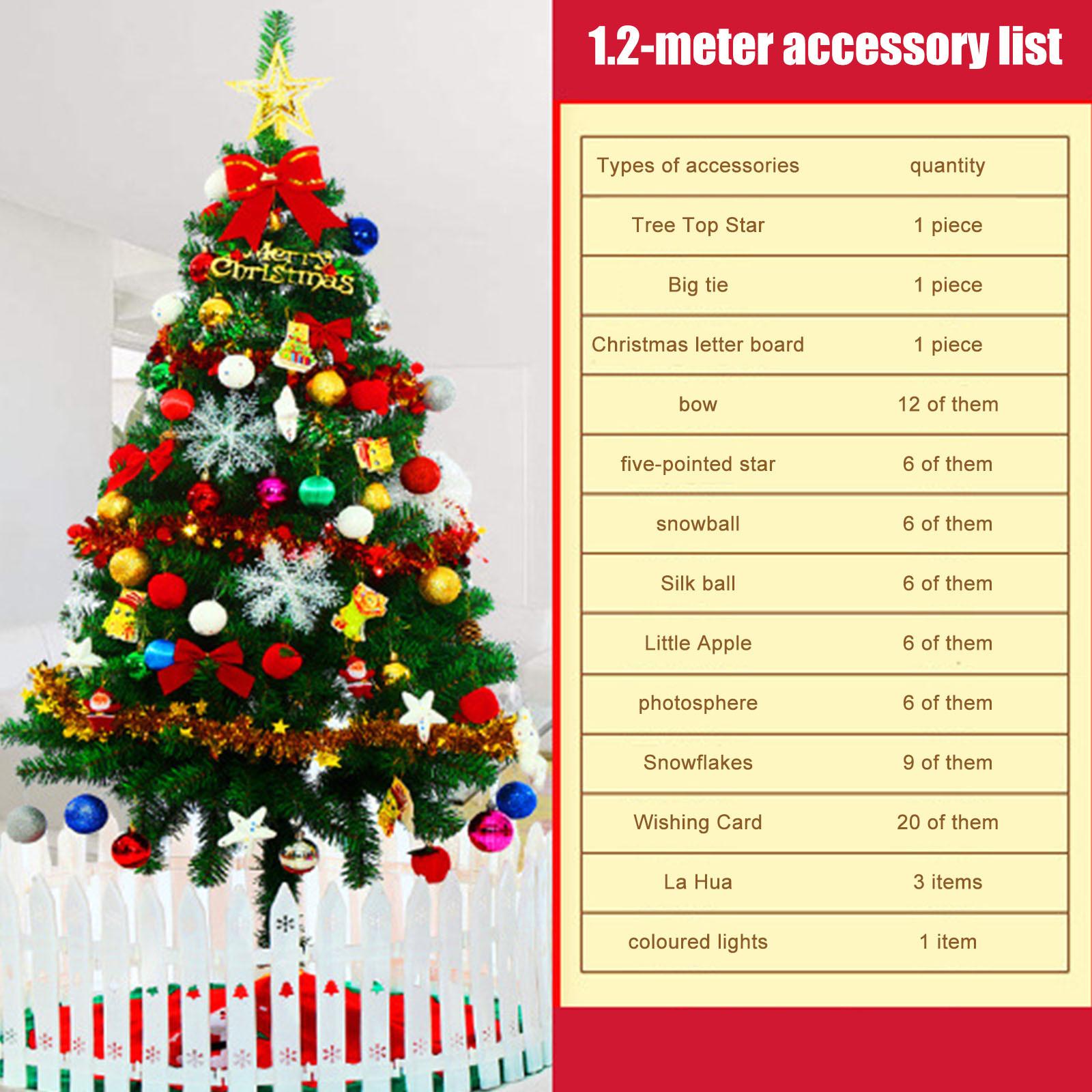 

Складная рождественская елка с несколькими украшениями для детей, для внутреннего и наружного украшения для рождественской вечеринки, сада, дома, легко собирается One Size