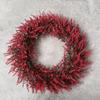 Bright Red Christmas Wreaths Purely Handmade Christmas Hanging Garland  Outdoor Door