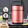 Winter Stainless Steel Insulated Multi-layer Lunch Box - Portable, Large Capacity, Keeps Food Hot for 24 Hours, Perfect for Home or Office.