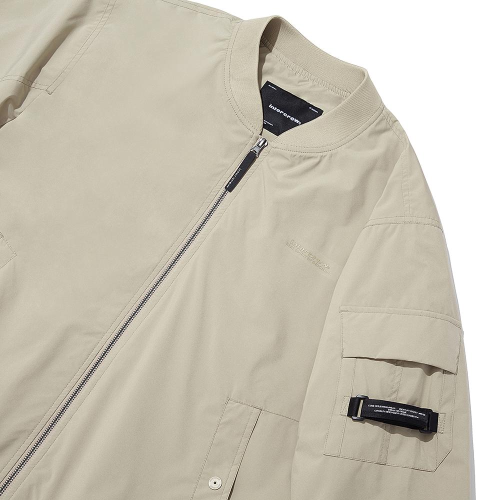 Intercrew Bomber Jacket Beige Ity3Uj01Abe