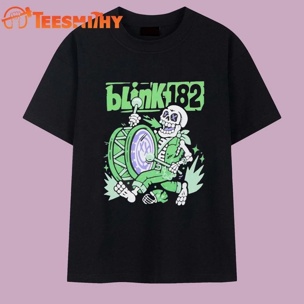Blink-182 Skeleton 2025 Vintage T Shirt S-5XL 4XL