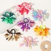 Elastic Tassels Hair Rings Curly Ribbon Threaded Rubber Band Cute Kids Hair Rope  Cheerleaders