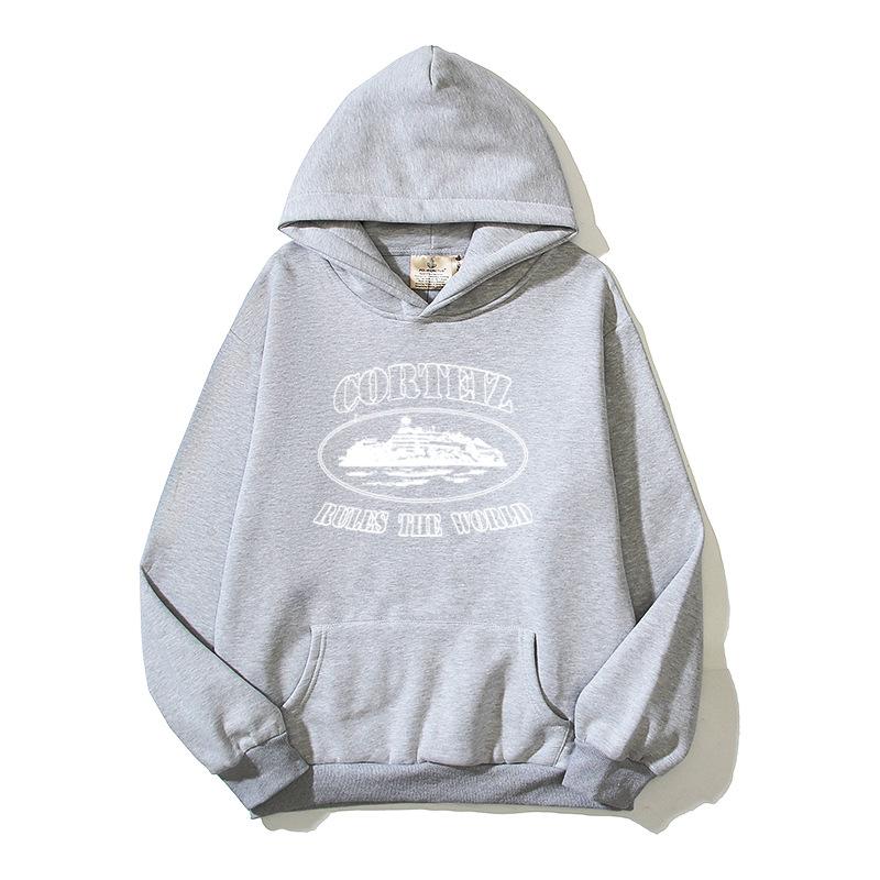 2024 American Trendy Brand Autumn and Winter Season Street Letter Printing Street Loose Casual Hoodie for Men and Women