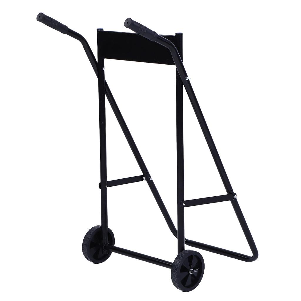 Outboard Boat Motor Stand Heavy Duty 165LB Load Capacity Boat Engine Trolley for Repair Maintenance Storage