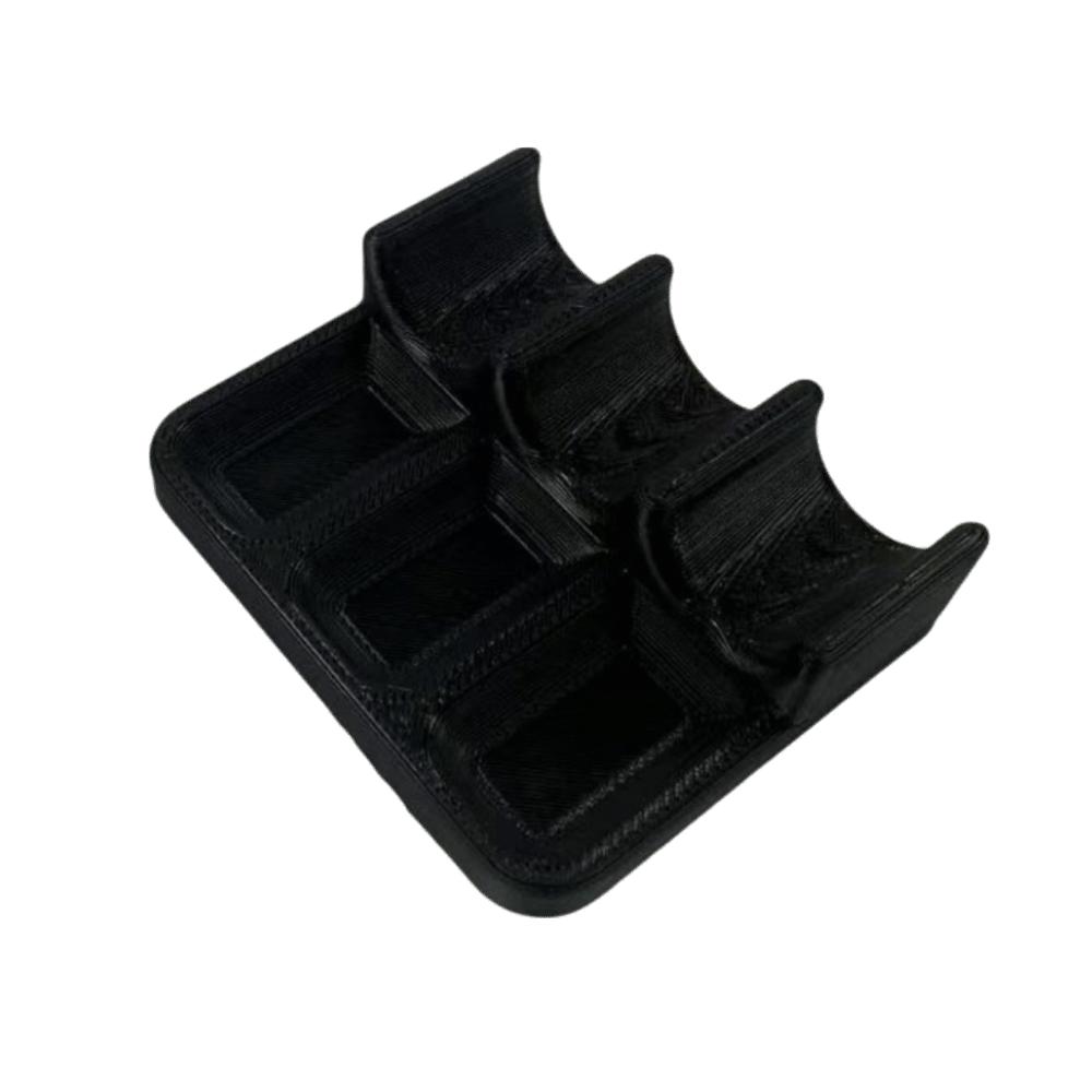 Легкий держатель для кистей для рисования 3D-печатные подставки Поддон для капель Дисплей для работ 3 Slots Black