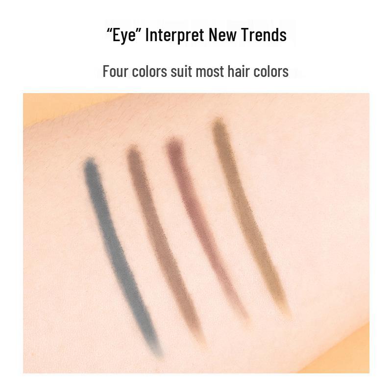 Ultra-Fine Double-Ended Machete Eyebrow Pencil: Waterproof, Sweatproof, Quick-Drying, Smudge-Proof, Long-Lasting, Fade-Resistant.