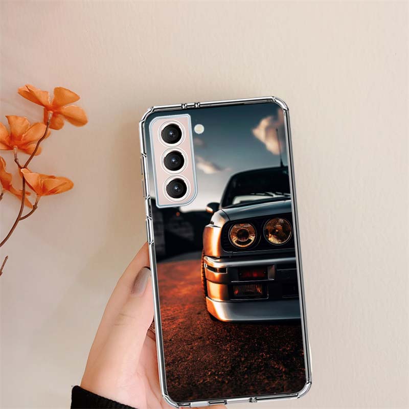 Car for B- Bmwes-S E30 Phone Case For Samsung S24 FE Galaxy S22 S25 Ultra S25 Edge S21 S23 FE S20 S10 Plus Cover Shell Coque Cle
