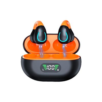 Meisei Auricular Inalámbrico Bluetooth Cómodo para Cancelación de Ruido ENC Sonido HiFi Estuche de Carga Compatible con iPhone Android 5.3 Auriculares, No Óseo