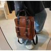 Japanese Fashion Solid Color Casual Backpack
