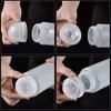 New Transparent Seasoning Bottle Plastic Detachable Pepper Bottle BBQ Lightweight Cruet