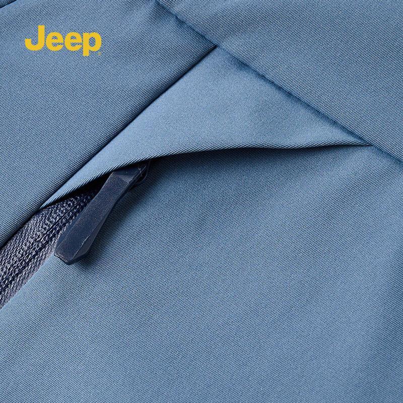 JEEP Men's Hooded Outdoor Windproof Rain Jacket