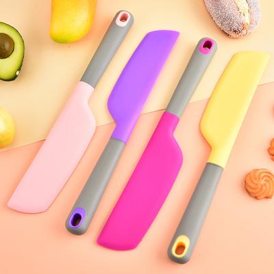 Spatola Raschietto in Silicone per Cottura Pasticceria Grado Alimentare Miscelatore per Panna Burro Frullatore Mescolatore per Insalata Utensile da Cucina Multifunzionale per Casa Panificio