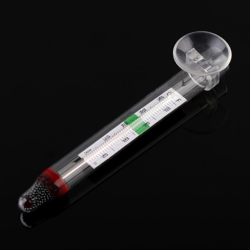 10-Pack Aquarium Floating Thermometer with Suction Cup 0-40℃ 40-100℉