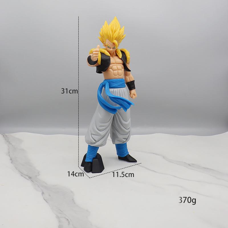 Anime Dragon Ball Bejitto Vegito Son Goku Anime Action Figure Model Gifts Collectible Figurines for Kids 31cm