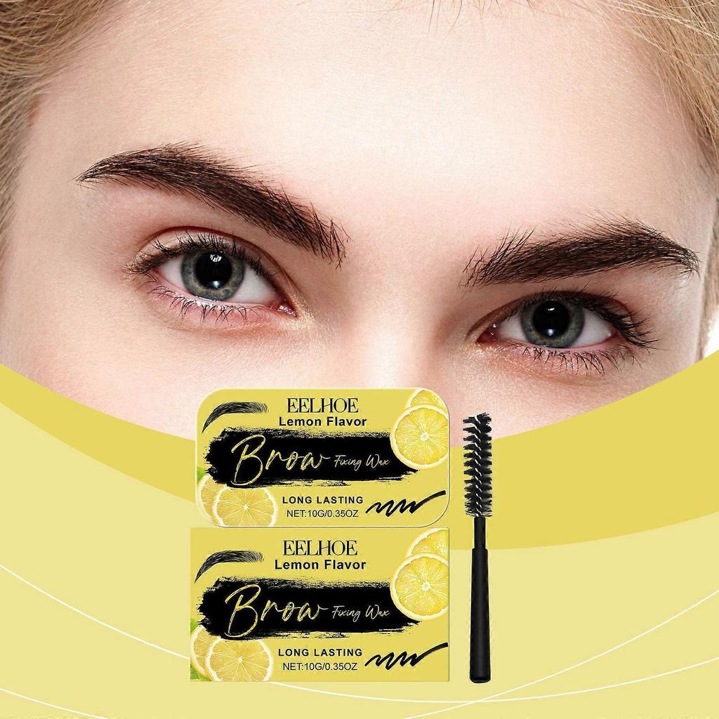 Lemon Brow Styling Wax Eyebrow Care Natural Long-Lasting Beautiful Curl Not Easy To Dye Styling Cream