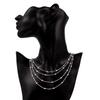 New Arrive Korean Fashion 925 Sterling Silver Unique Tassel Smooth Beads Chain Necklace For Women Jewelry Wedding Party Gifts