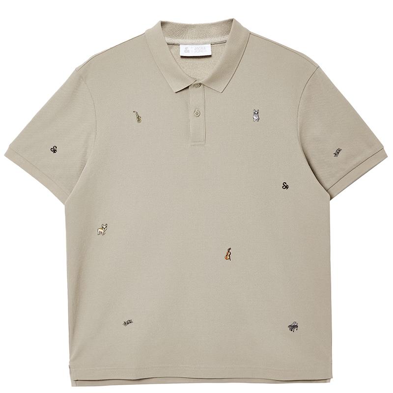 

JACK&JONES Men s All-Over Print Polo Shirt L