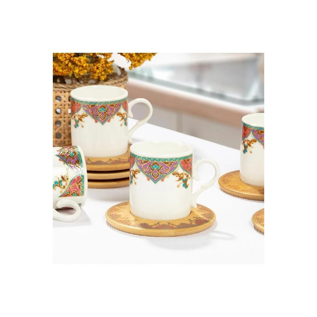 Aleris - Set mit 6 Kaffeetassen schmal