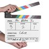 Acrylic Production Slates with Color Clapper Sticks with Dry Erases Markers for Movie Filming Video Recording Accessories