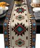 Boho Indianerstil Leinen Tischläufer Kommoden-Schals Tischdekoration Wiederverwendbare Küchen-Esstischläufer Partydekoration