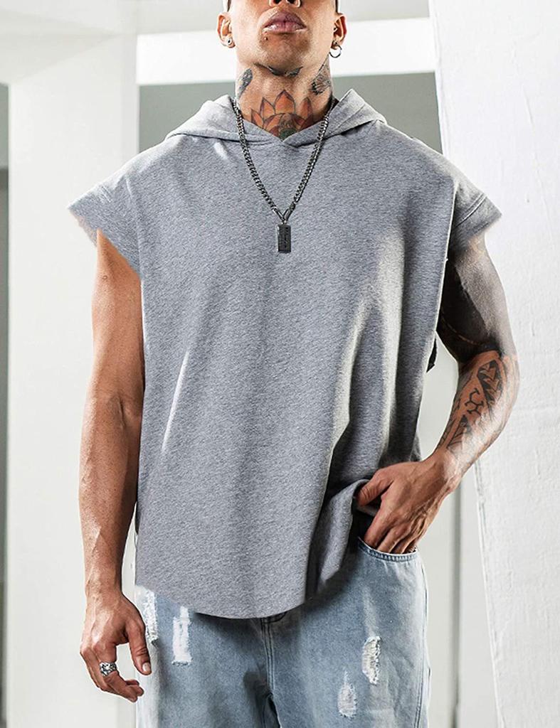 2021 Men's Casual Sleeveless Pullover T-shirt Vest