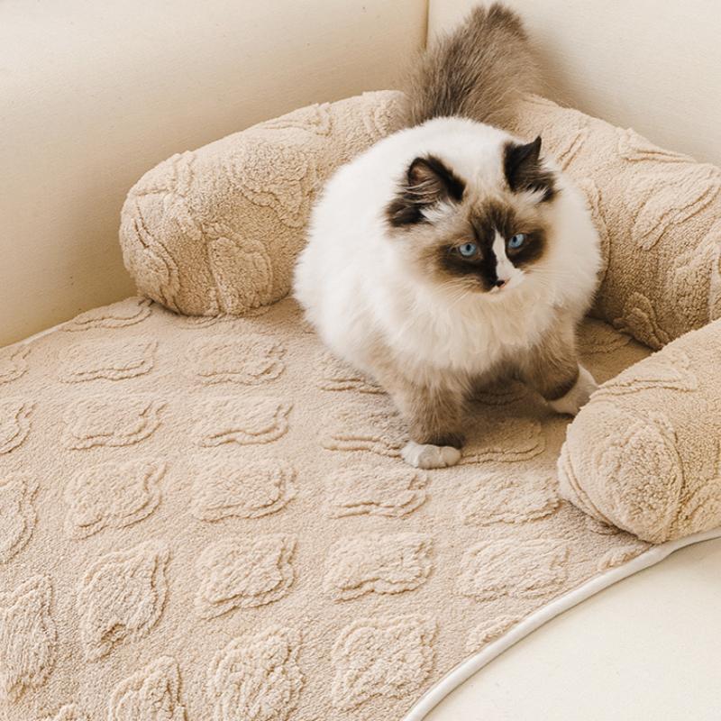 2026 Top New Thickened Anti-Scratch Non-Slip Pet Sofa Pad, Cat Dog Sleeping Mat & Bed, Washable Couch Protector for Indoor Pets