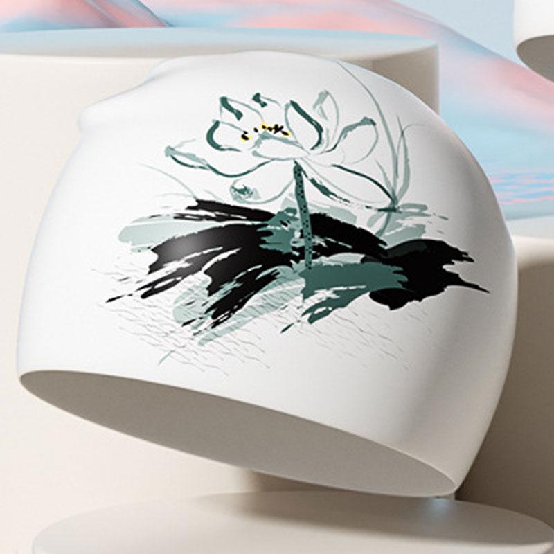 Silicone Swimming Caps Comfortable Bathing Cap Swimming Hat for Long Hair Anti Slip Waterproof Swim Cap Protecting Hair and Ear