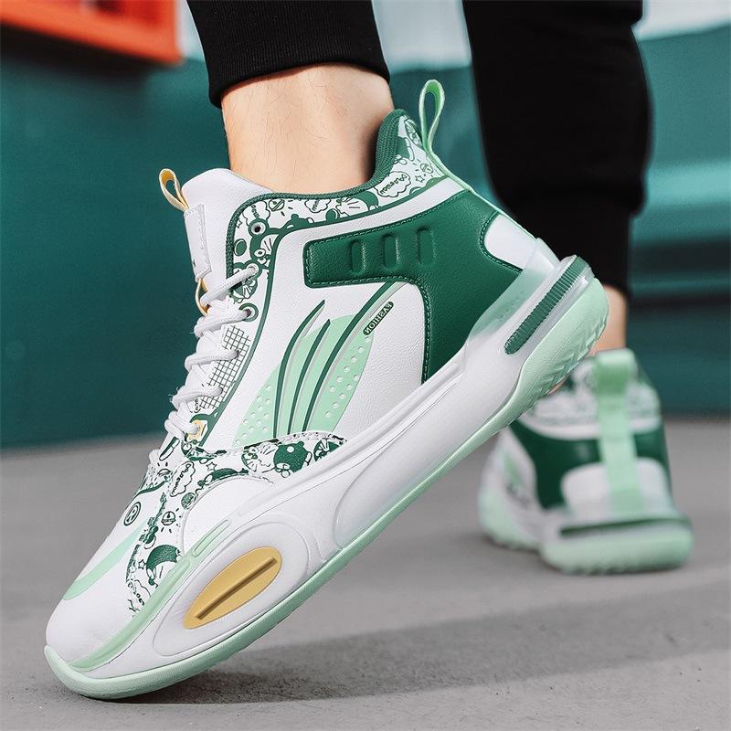 OEM Selected High Quality Material Upper Custom Brand Shoe Original Design Logo EVA Wear-resistant Outsole Basketball Shoes