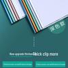 A4 Transparent Water Drop Rod File Folder with Pull Clip for Office Reports and Contracts
